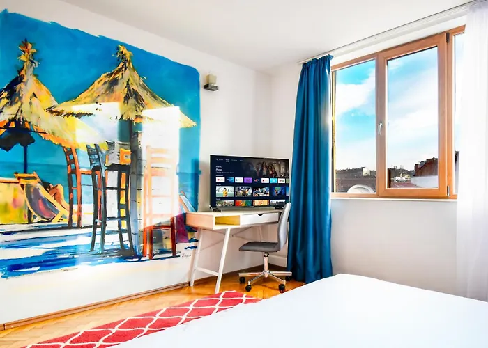 Spacious 3br In The Center - Kitchen Smart Tv's Apartment Sofia